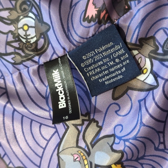 Blackmilk Pokemon Ghost Type Lined Dark Purple Blazer AUS 16 - Picture 12 of 14